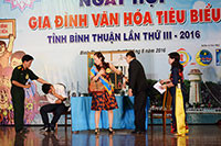Bộ Chỉ huy Quân sự tỉnh đoạt giải nhất toàn đoàn Ngày hội gia đình văn hóa tiêu biểu tỉnh Bình Thuận năm 2016