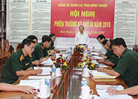 Đảng ủy Quân sự tỉnh: Tập trung lãnh đạo công tác huấn luyện, diễn tập