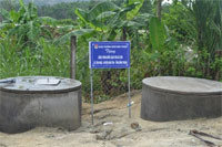 Hỗ trợ công trình nước sinh hoạt cho xã Tân Phúc