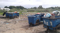 Thị trấn Phan Rí Cửa: Trung tâm Văn hóa – Thể dục thể thao thị trấn thành bãi tập kết rác thải