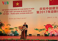 Tổng Bí thư mong tình cảm giữa hai dân tộc Việt-Trung ngày càng gắn bó