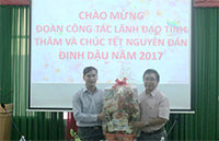 Chúc tếtTrung tâm nước sạch và vệ sinh môi trường nông thôn, Công ty cổ phần Cấp thoát nước, Đài Khí tượng thủy văn Bình Thuận