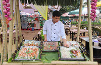 Tổ chức 22 gian hàng tại Liên hoan ẩm thực “Món ngon Bình Thuận”