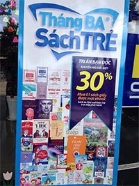 “Tháng ba sách trẻ” giảm giá đến 30%