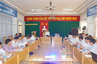 Bí thư Tỉnh ủy Nguyễn Mạnh Hùng làm việc với Sở GTVT: Huy động các nguồn lực xây dựng cơ sở hạ tầng
