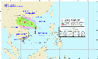 Hồi 1h ngày 15-7, vị trí tâm áp thấp nhiệt đới ngay trên khu vực vùng biển quần đảo Hoàng Sa. Sức gió mạnh nhất ở vùng gần tâm áp thấp nhiệt đới mạnh cấp 6-7 (40-60km/giờ), giật cấp 8-9. 