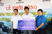 Tổng Công ty phát điện 3: Hỗ trợ kinh phí làm đường giao thông nông thôn tại xã Phước Thể