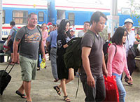 Hơn 3.000 lượt khách đến Ga Phan Thiết trong 2 ngày 1 và 2/9