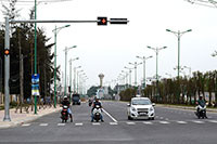 Đại lộ Lê Duẩn đã có hệ thống đèn tín hiệu giao thông