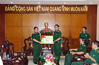 Thượng tướng Lê Chiêm thăm, làm việc với Bộ Chỉ huy BĐBP Bình Thuận
