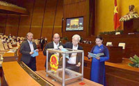 Chủ tịch Quốc hội và Thủ tướng nhận được số phiếu tín nhiệm cao