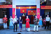 Ngày hội Đại đoàn kết ở xã Tân Thành