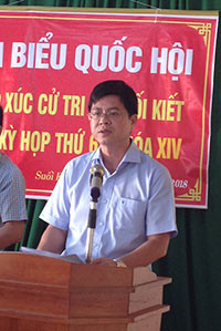 Đại biểu Quốc hội Nguyễn Hồng Hải tiếp xúc cử tri tại Tánh Linh: Cử tri kiến nghị Trung ương đầu tư vốn xây dựng hoàn chỉnh công trình thủy lợi Tà Pao