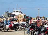 Huyện đảo Phú Quý chủ động nguồn hàng cho Tết Mậu Tuất