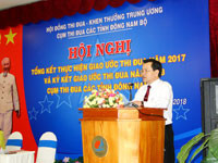 Bình Thuận dẫn đầu cụmthi đua các tỉnh Đông Nam bộ năm 2017