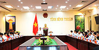 Làm việc tại Bình Thuận, Trưởng Ban Tuyên giáo Trung ương chỉ đạo: Nâng cao hiệu quả công tác tuyên truyền, đấu tranh với các quan điểm sai trái