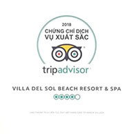 Khu du lịch Villa Del Sol: Được nhận “Chứng Chỉ Dịch Vụ Xuất Sắc 2018