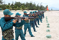 Nâng cao chất lượng huấn luyện dân quân biển