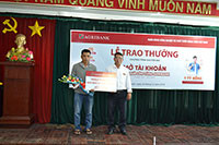 Agribank Bình Thuận: Trao giải cho khách hàng mở tài khoản 