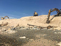 Bãi đá 7 màu bị cát tràn lấp: Cần khôi phục như hiện trạng ban đầu