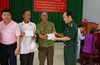 Bộ đội Biên phòng tỉnh: Khám bệnh, tặng quà gia đình chính sách, hộ nghèo khu vực biên giới biển