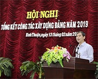 Tổng kết công tác xây dựng Đảng năm 2019