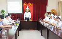 Phó Bí thư Thường trực Tỉnh ủy Huỳnh Thanh Cảnh: Thăm và chúc mừng Ngày Thầy thuốc Việt Nam
