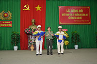 Công an tỉnh Bình Thuận có 2 Phó Giám đốc mới