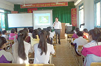 Trường THCS Lương Thế Vinh (TP Phan Thiết) tập huấn sơ cấp cứu và kỷ năng sống cho hoc sinh