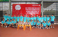 Techcombank Chi nhánh Bình Thuận: Khởi tranh thi đấu tennis kỷ niệm 5 năm thành lập