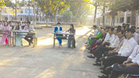 Trường THPT Tánh Linh: Ngoại khóa tìm hiểu “phòng chống tham nhũng”