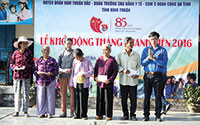 Tuổi trẻ Hàm Thuận Bắc: Nhiều hoạt động tình nguyện xây dựng nông thôn mới