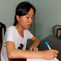 Cánh cửa đại học đã mở với em Lê Thị Ngọc