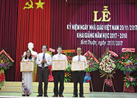 Trường Cao đẳng Nghề Bình Thuận: Kỷ niệm Ngày nhà giáo Việt Nam và đón chào sinh viên mới