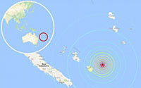 Động đất 7 độ richter ở Nam Thái Bình Dương, cảnh báo sóng thần