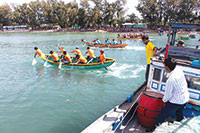 Nét đặc trưng của đua thuyền trên biển Tuy Phong