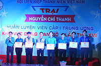 123 trại sinh cụm Miền Đông Nam Bộ được công nhận huấn luyện viên cấp 1 Trung ương Hội Liên hiệp thanh niên Việt Nam