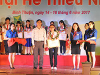 218 trại sinh tham gia “Trại hè thiếu nhi” Bình Thuận