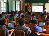 Trường THPT Nguyễn Văn Linh: Ứng dụng hiệu quả phần mềm VnEdu trong quản lý trường học