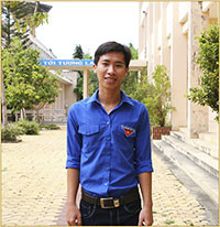 Nguyễn Nhật Bình - sinh viên tiêu biểu nhận giải thưởng “Sao tháng giêng”