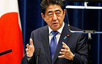 Tỷ lệ ủng hộ Nội các Thủ tướng Nhật Bản Shinzo Abe tiếp tục tăng cao