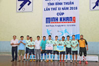 FC Minh 	Khang 	vô địch 	giải Futsal tỉnh Bình Thuận lần thứ XI năm 2018.