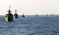 Mỹ nghi Iran đã bắt đầu tập trận hải quân tại vùng Vịnh Persian