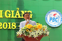 Trường THPT Phan Bội Châu khai giảng năm học mới