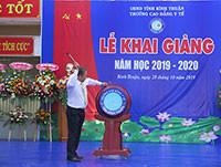 Trường Cao đẳng Y tế Bình Thuận: Khai giảng năm học 2019 – 2020