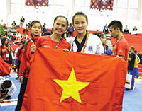 Nguyễn Thị Kim Hà - vận động viên Taekwondo tài năng