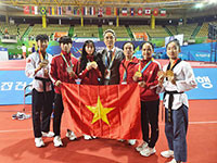 Taekwondo Việt Nam giành ngôi á quân Đại hội võ thuật thế giới 2019