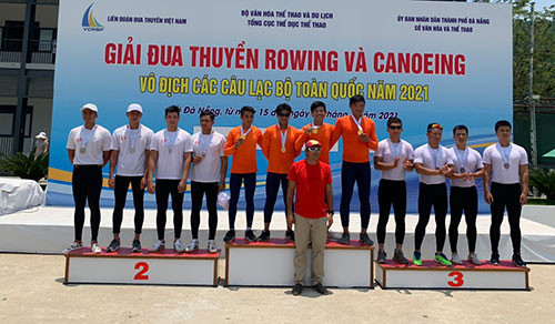 Binh Thuan wins 4 medals at the 2021 National Rowing & Canoeing Clubs Championships