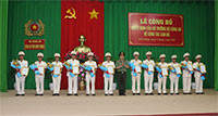 Công an Bình Thuận điều động và bổ nhiệm cán bộ lãnh đạo chủ chốt