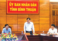 Thứ trưởng Bộ Nông nghiệp và PTNT Nguyễn Hoàng Hiệp: Bình Thuận phải tính toán cân bằng nguồn nước
